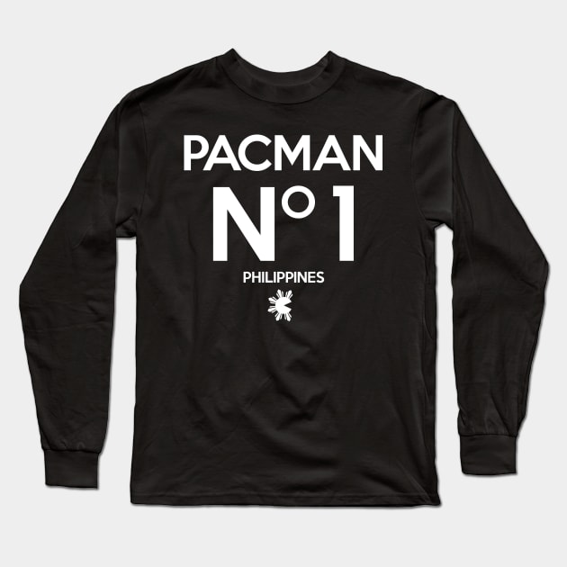 Pacman Pacquiao Number One Boxing Crooks Long Sleeve T-Shirt by airealapparel